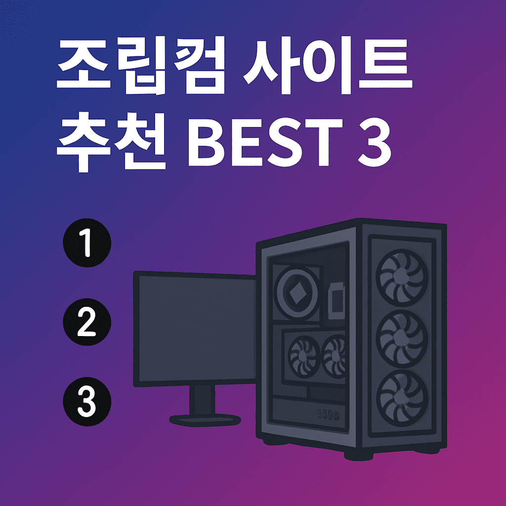 조립 조립식 컴퓨터 추천 사이트 BEST3 2 ChatGPT Image 2025년 6월 18일 오전 10 30 20 1