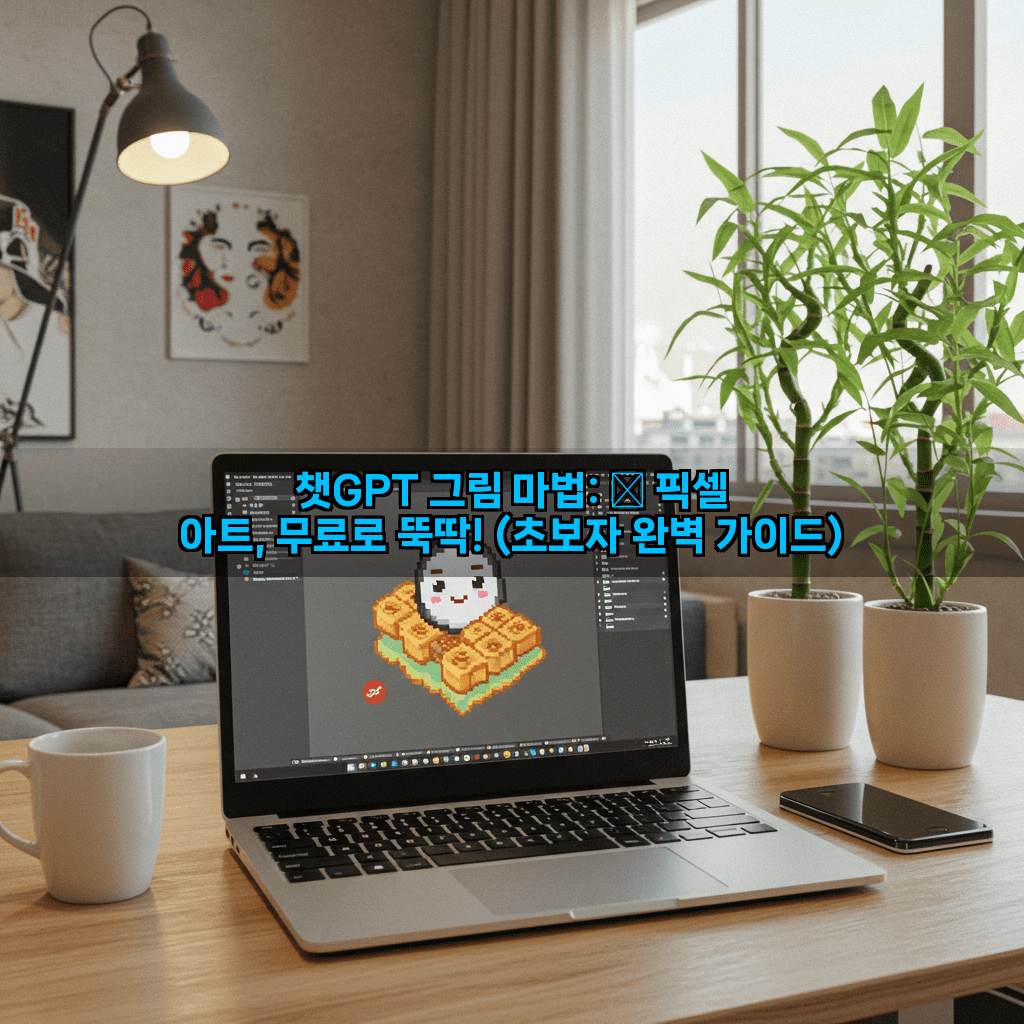 챗GPT 그림 마법: 🎨 픽셀 아트, 무료로 뚝딱! (초보자 완벽 가이드) 2 1 11