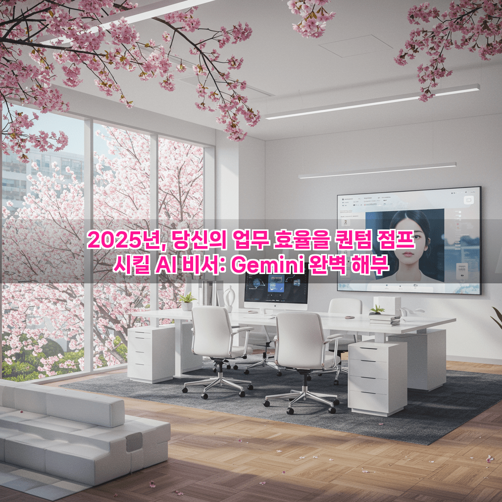 2025년, 당신의 업무 효율을 퀀텀 점프 시킬 AI 비서: Gemini 완벽 해부 2 1 15