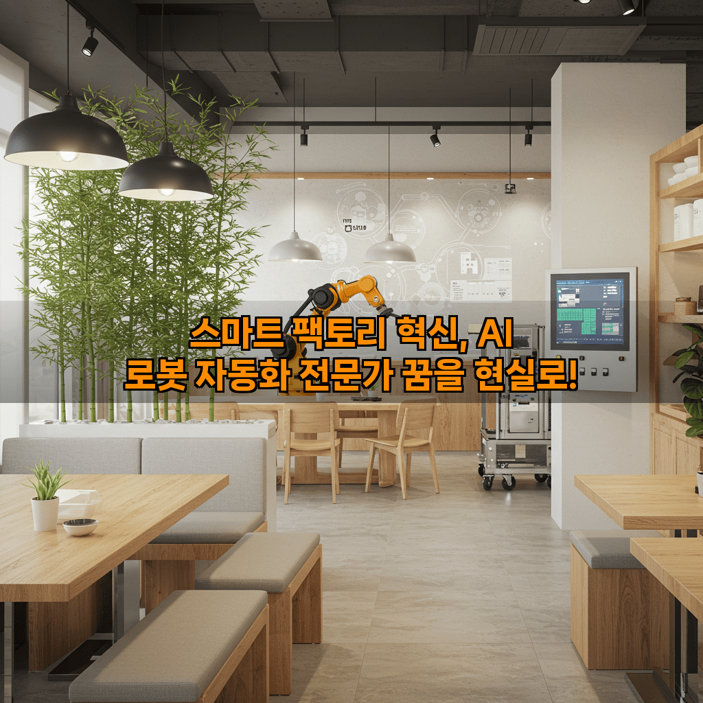 스마트 팩토리 혁신, AI 로봇 자동화 전문가 꿈을 현실로! 2 1 18