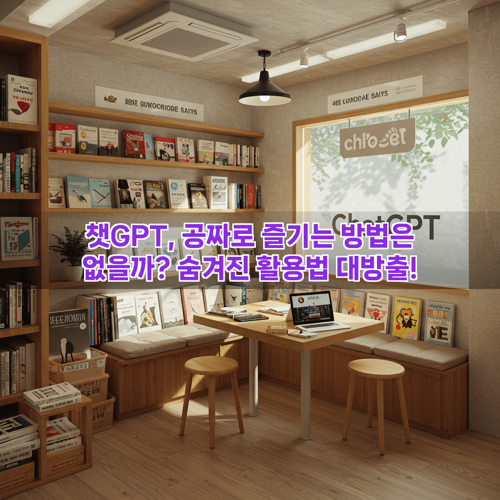 챗GPT, 공짜로 즐기는 방법은 없을까? 숨겨진 활용법 대방출! 2 1 5