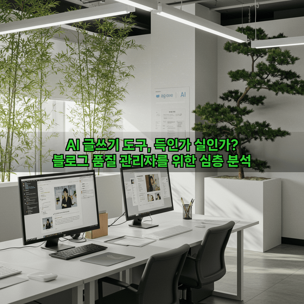 AI 글쓰기 도구, 득인가 실인가? 블로그 품질 관리자를 위한 심층 분석 2 1 10