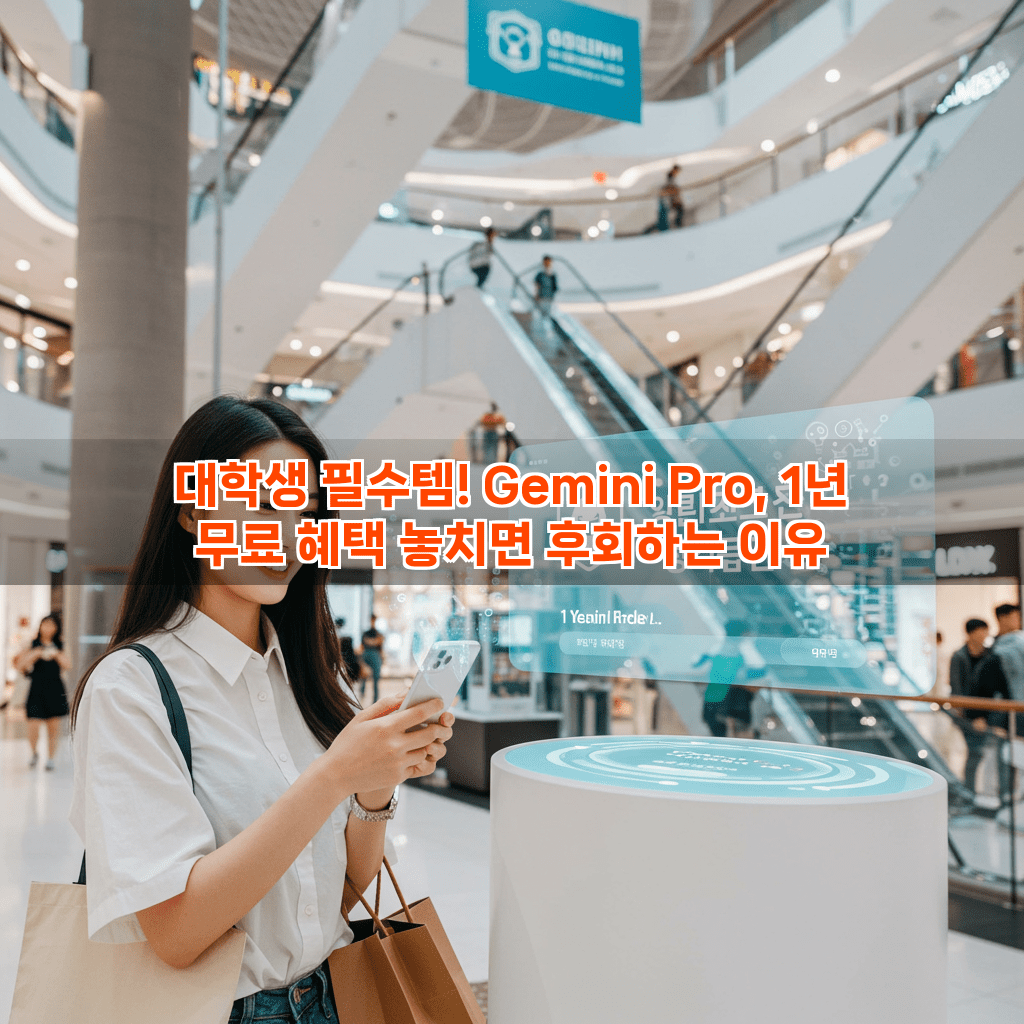 대학생 필수템! Gemini Pro, 1년 무료 혜택 놓치면 후회하는 이유 2 1 11