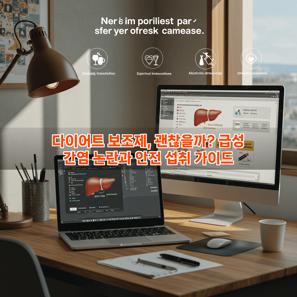 다이어트 보조제, 괜찮을까? 급성 간염 논란과 안전 섭취 가이드 2 1 2