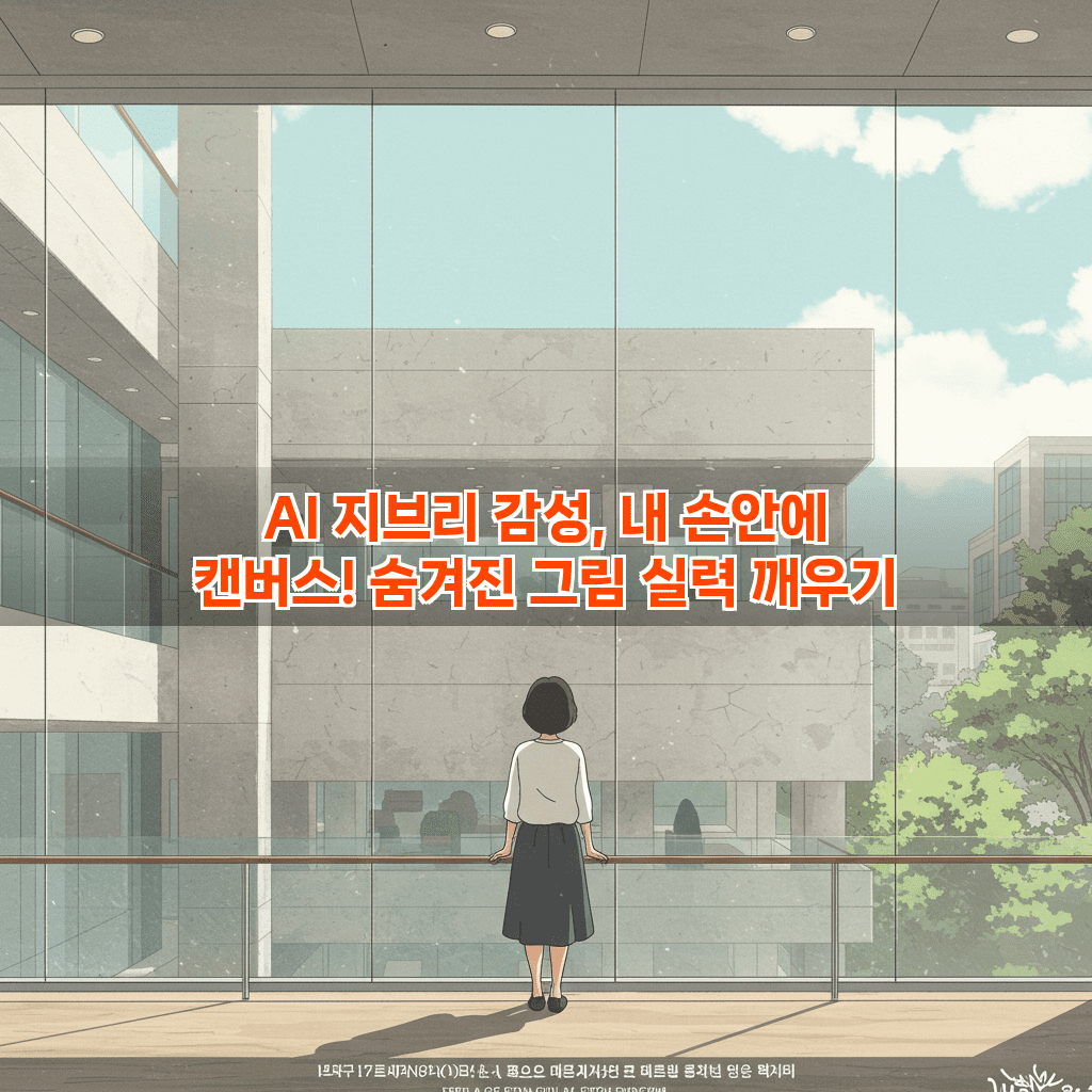AI 지브리 감성, 내 손안에 캔버스! 숨겨진 그림 실력 깨우기 2 1 21