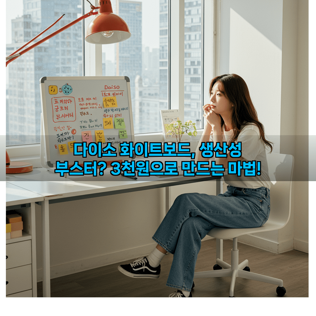 다이소 화이트보드, 생산성 부스터? 3천원으로 만드는 마법! 2 1 22
