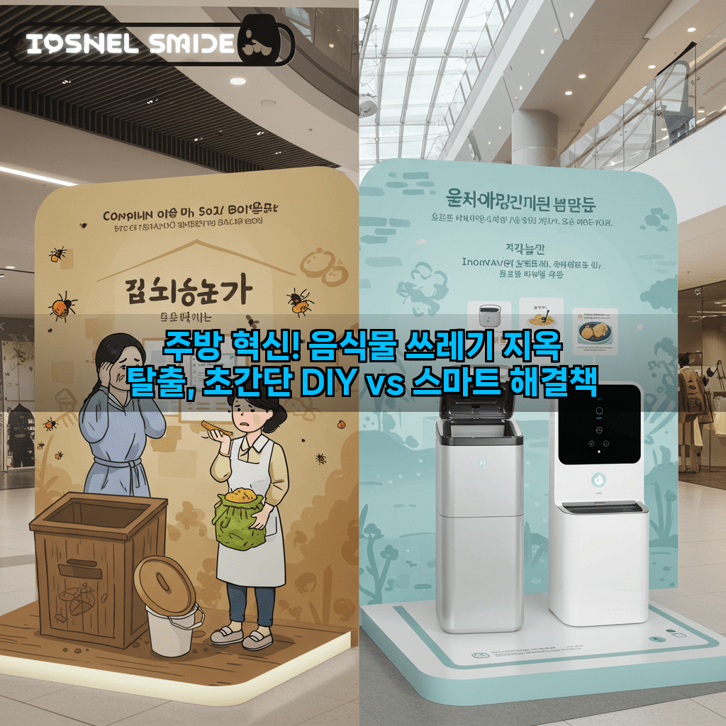 주방 혁신! 음식물 쓰레기 지옥 탈출, 초간단 DIY vs 스마트 해결책 8 1 27