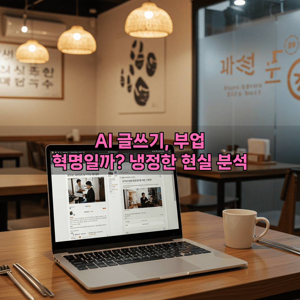 AI 글쓰기, 부업 혁명일까? 냉정한 현실 분석 2 1 3