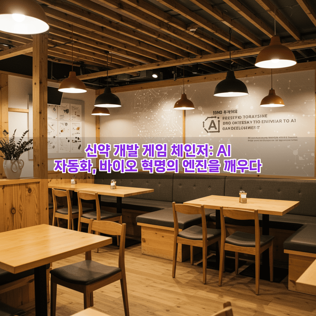 신약 개발 게임 체인저: AI 자동화, 바이오 혁명의 엔진을 깨우다 1 1 34