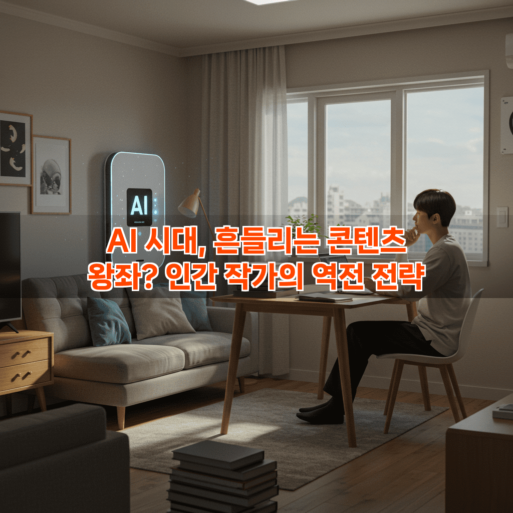 AI 시대, 흔들리는 콘텐츠 왕좌? 인간 작가의 역전 전략 2 1 7